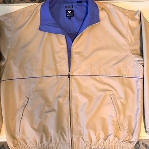 Pebble Beach Men’s Golf Jacket Zip XXL Wind Breaker Water Resistant EUC